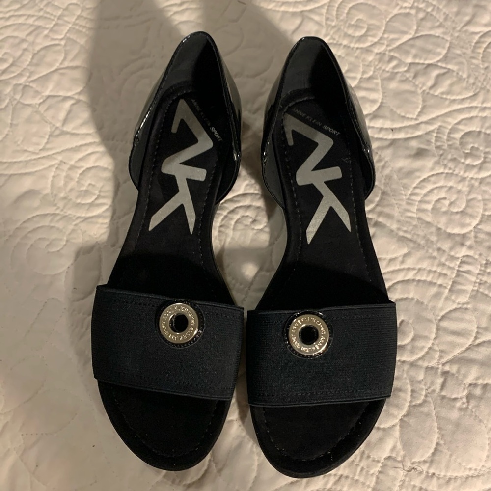 Anne Klein Sport black sandals size 8.5